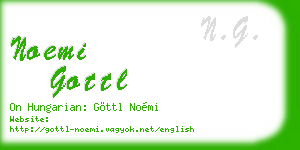noemi gottl business card